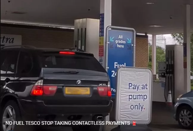 Tesco Petrol Station In Watford Only Accepts Pay At Pump