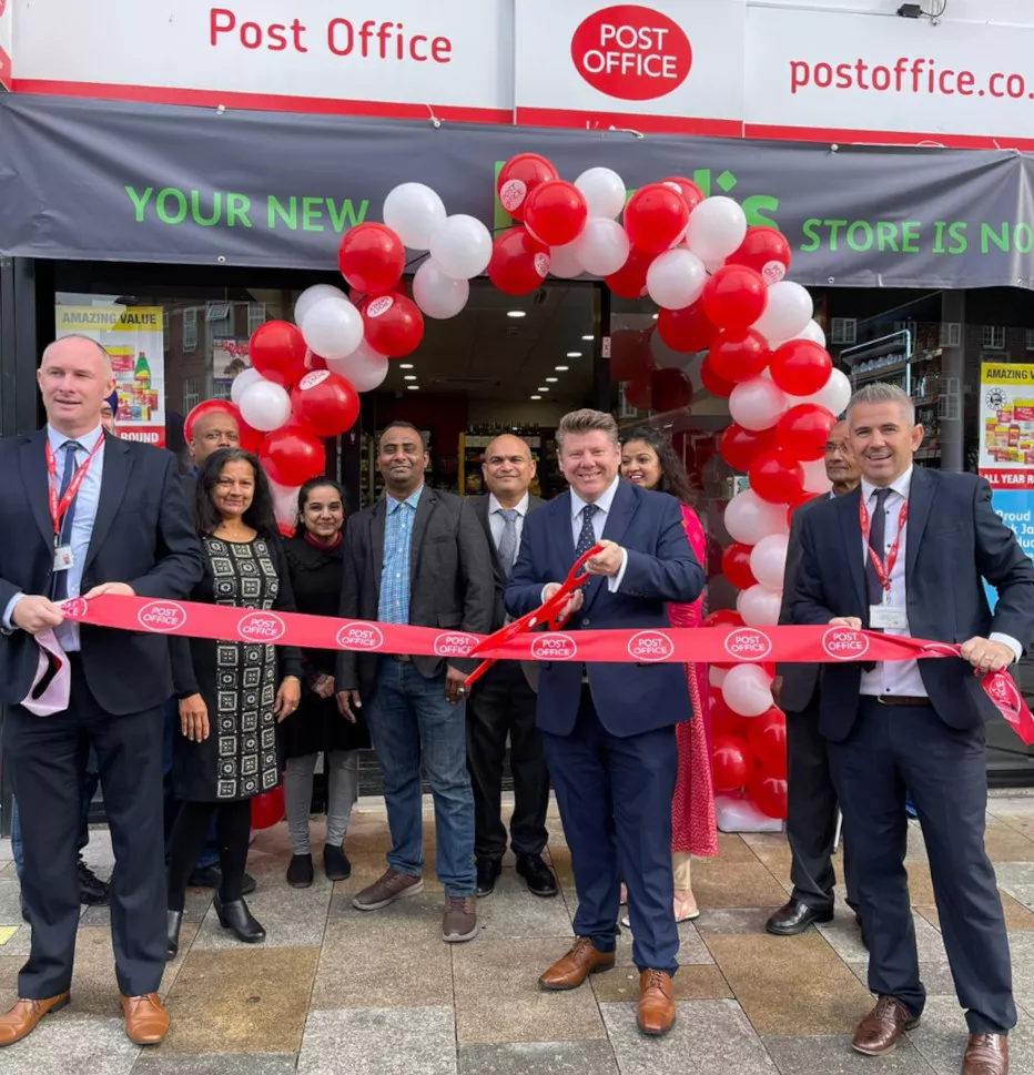 MP Dean Russell Officialy Re-opens Watford Pond Post Office after Devastating Fire gutted it