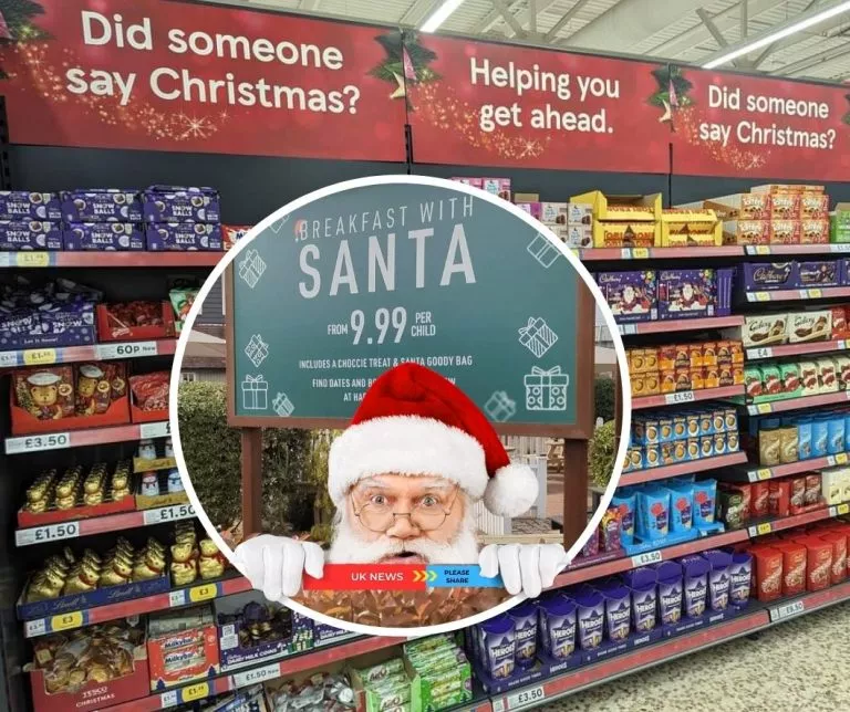 Watford Supermarket has Christmas Isle in early September heatwave