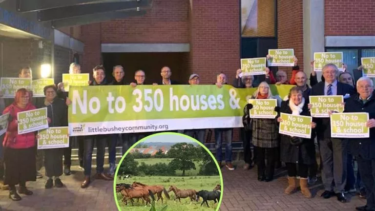Council opposes home building plans on green belt land