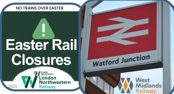 Easter Rail Travel closures & works planned –  29th March to the 1st April 2024
