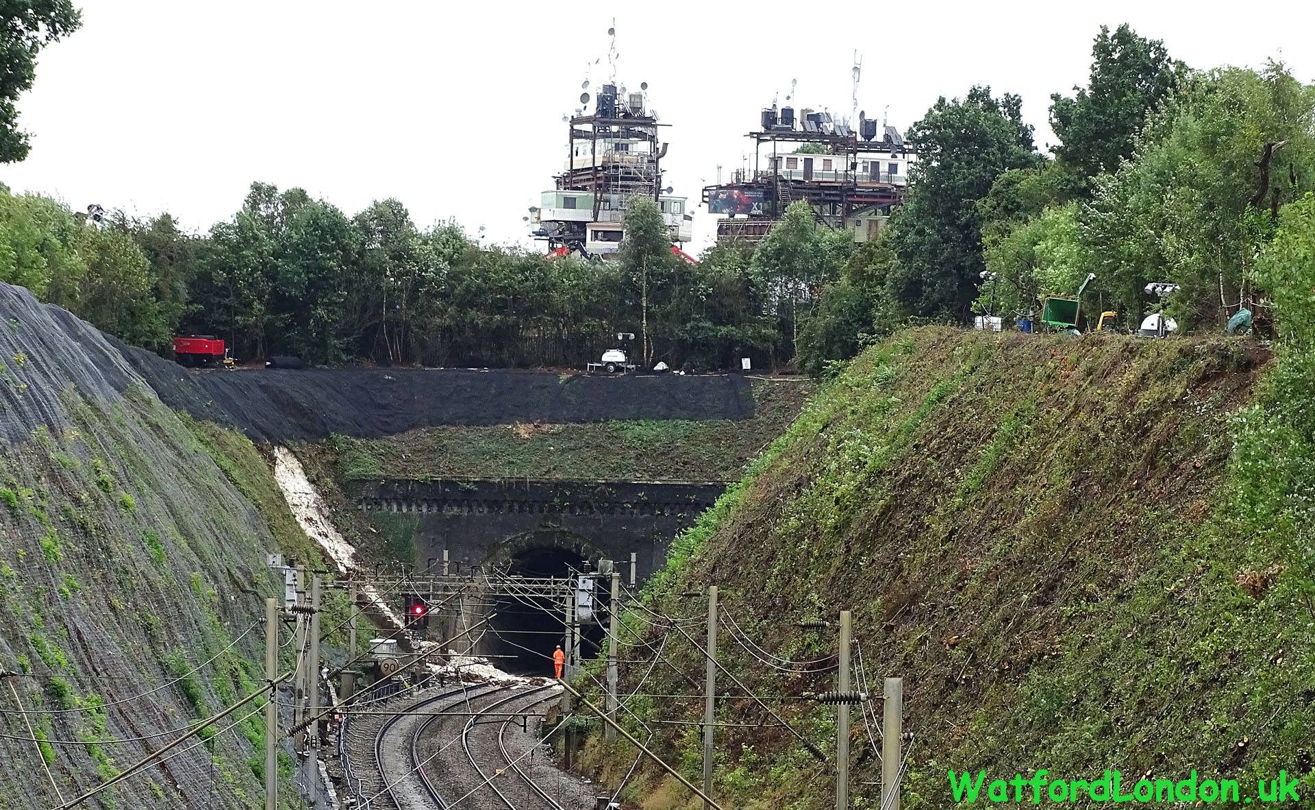 Watford Tunnel Train Crash: Torrential Rain and Landslide Derail London Midland Service landslide