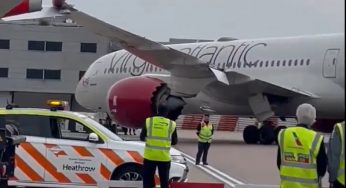 Heathrow Plane Collision incident on Airport Runway