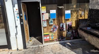 The Pond Post Office Starts Refurb after fire gutted the premises and re-opening