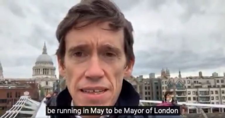 Rory Stewart Ex-Tory to run for London mayor