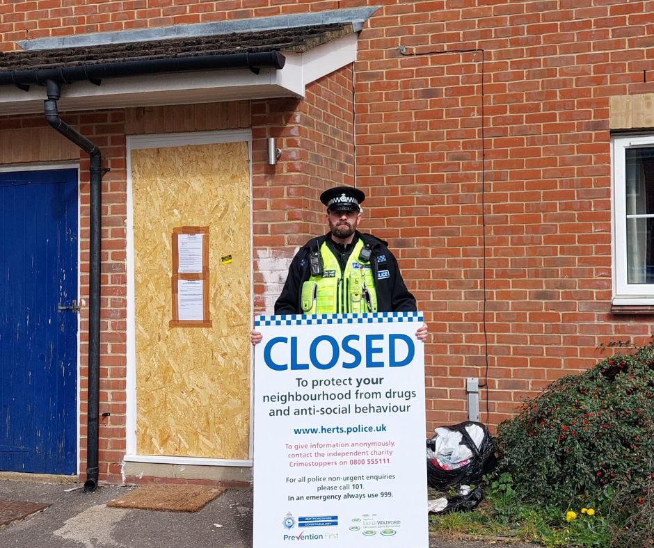 Watford Housed linked to drug crime Secured with Closure order